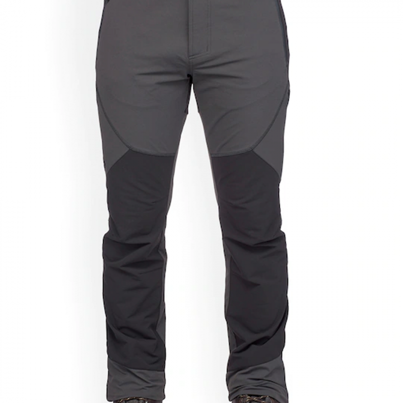 Men Charcoal Grey Mountain Trekking Trousers TREK 900