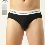 U.S. Polo Assn. Set of 3 Men's Black Solid Briefs