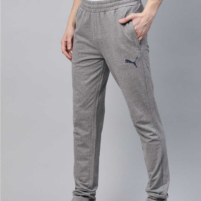 Men Grey Solid Mercedes Track Pants